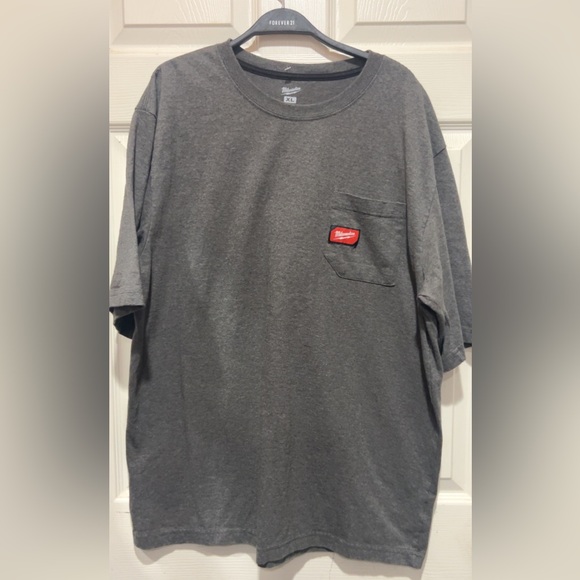 Grey Milwaukee Tool pocket tee, Size XL #workwear #tool